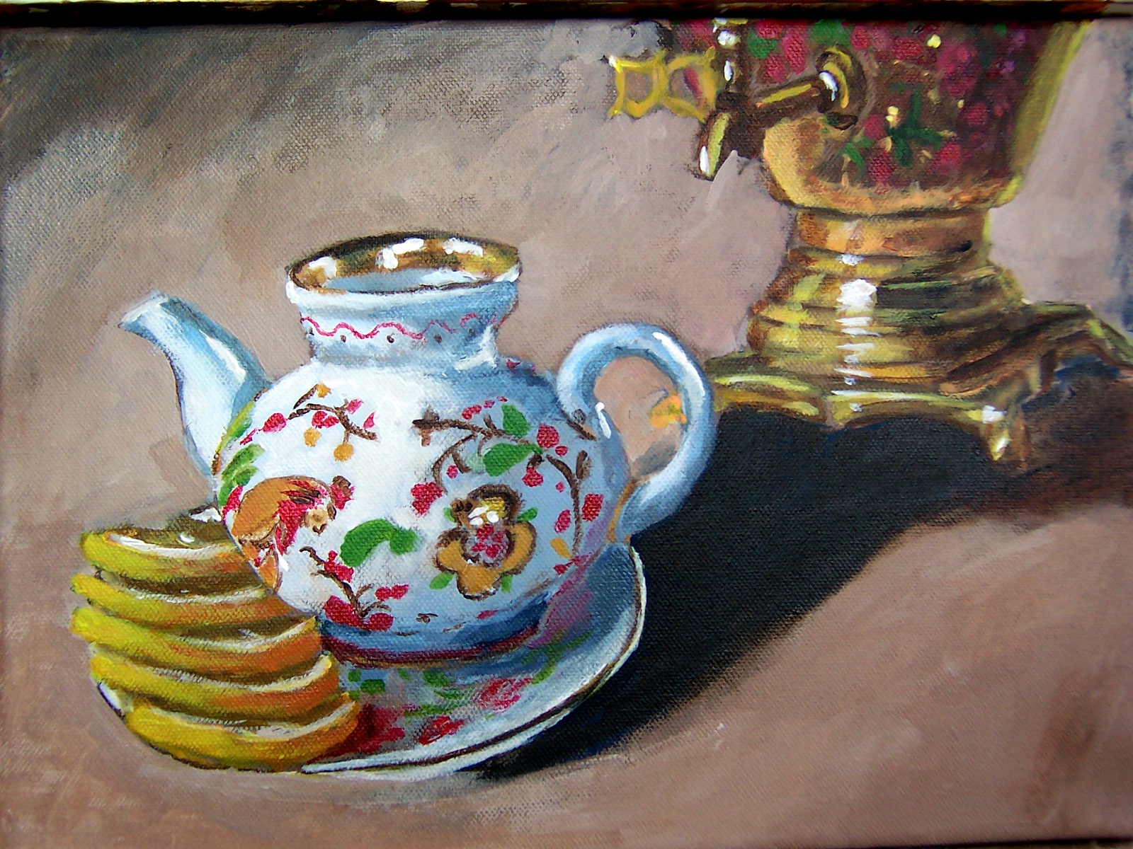 Gatepost Pictures Russian Teapot (Painting4)