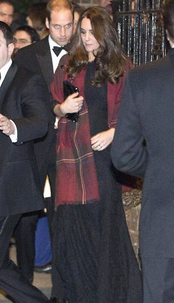 Catherine, Duchess of Cambridge and her husband Prince William attended the wedding of friends