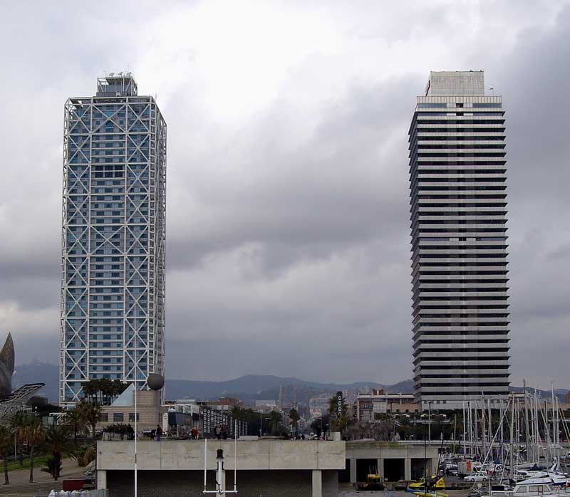 horizonteFBT: La Torre Mapfre y el Hotel Arts cumplen 20 años