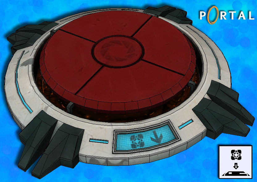 MooNFish' Paper Crafts: Weighted Cube and Super Button (Portal) free ...