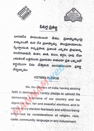 National voters' day 2020 picture