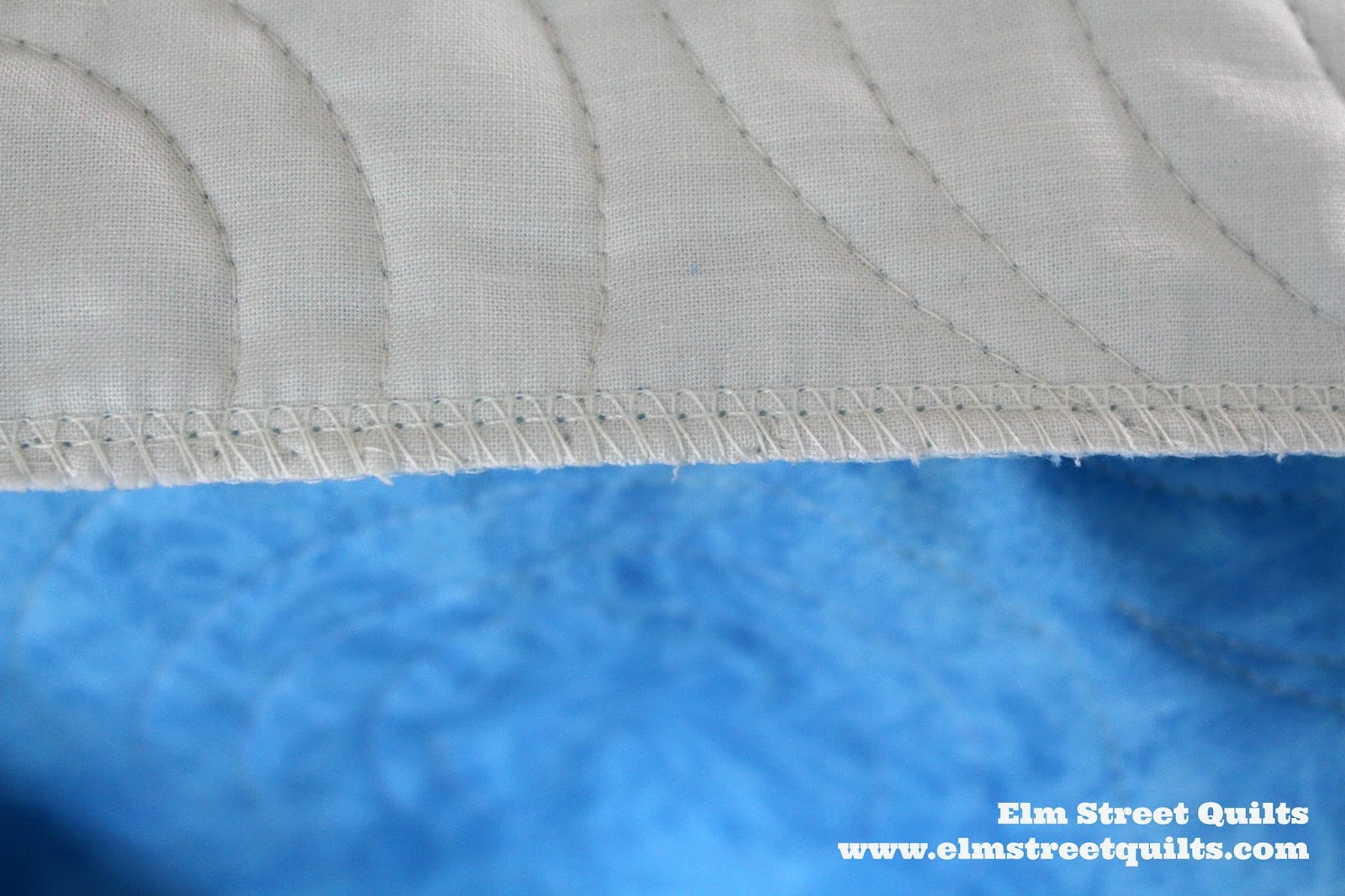 Prepare your quilt for binding Elm Street Quilts