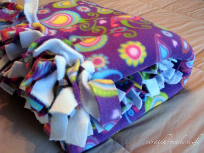 how to make a fleece blanket