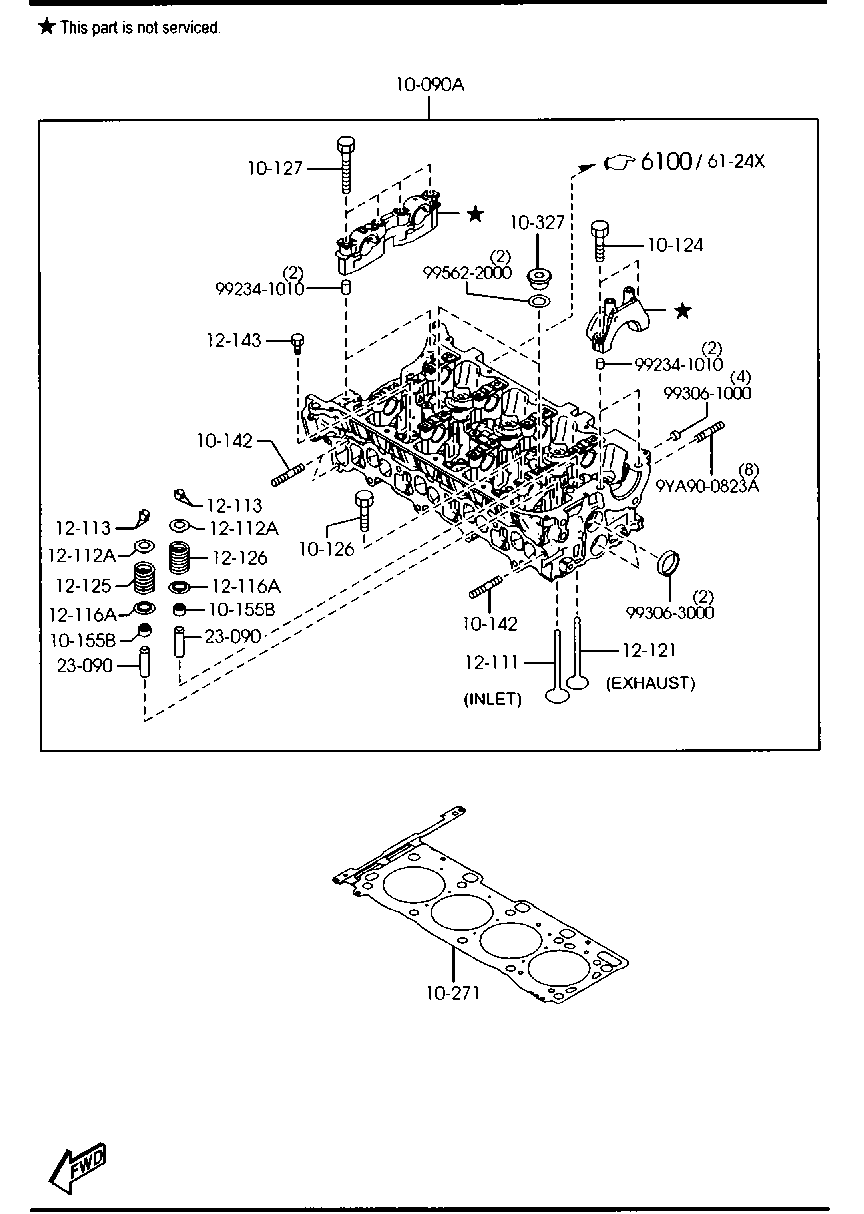 KP Gasket MAZDA 6 2.2 DIESEL ENGINE GASKET