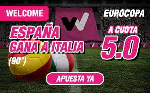 wanabet supercuota 5 España gana Italia Euro2016 + 150 euros codigo JRVM 27 junio wanabet supercuota 5 España gana Italia Euro2016 + 150 euros codigo JRVM 27 junio