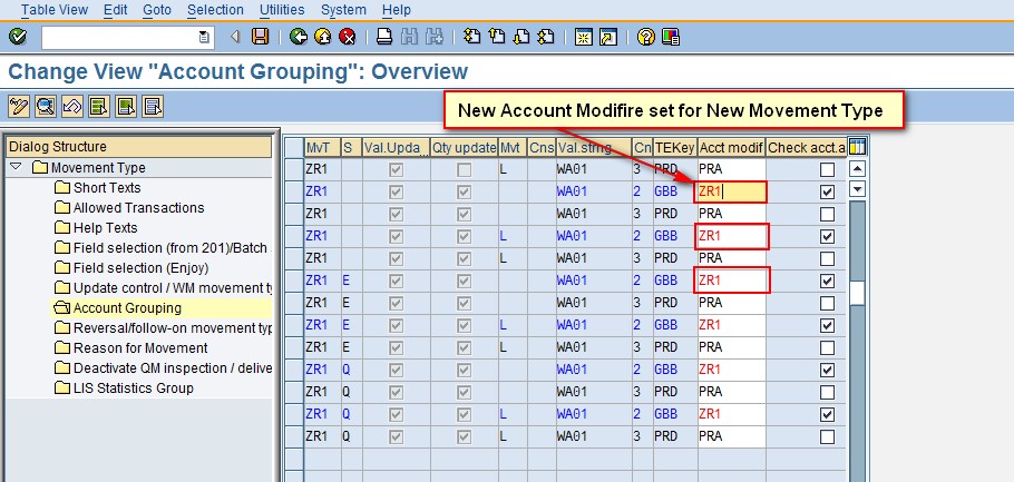 sap movement type y11 sap movement type y11