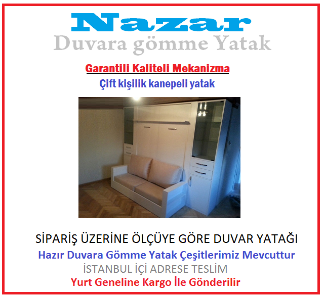 hareketli duvar yataklariDUVARA MONTE KATLANIR YATAK YAPIMI FİYATLARI