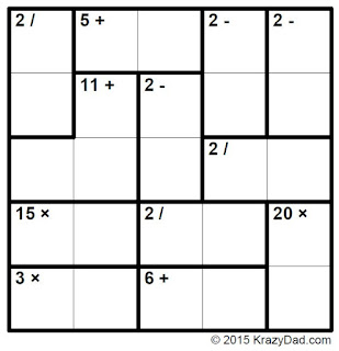 Webster's KenKen Puzzle Logic Revealed: KenKen Puzzle Number 23