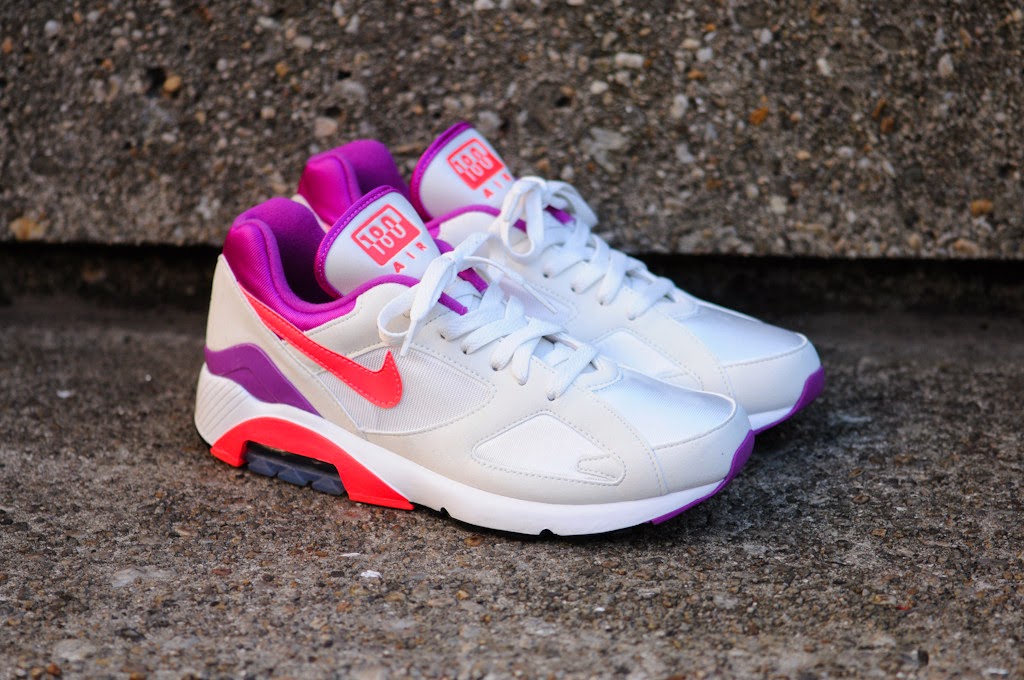 Nike Air Max 180 QS Summit White / Laser Crimson SneakerBox
