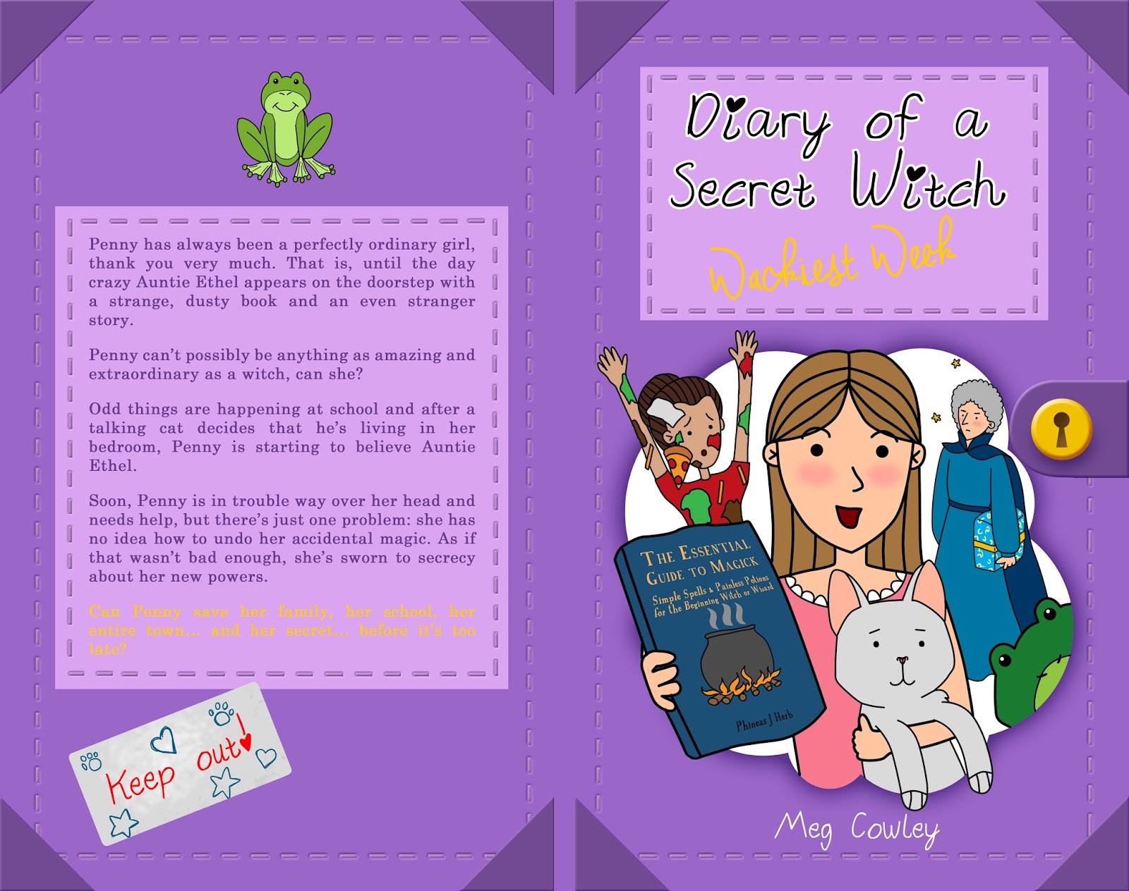 Meg Cowley's Illustration & Writing Blog Diary of a Secret Witch 2