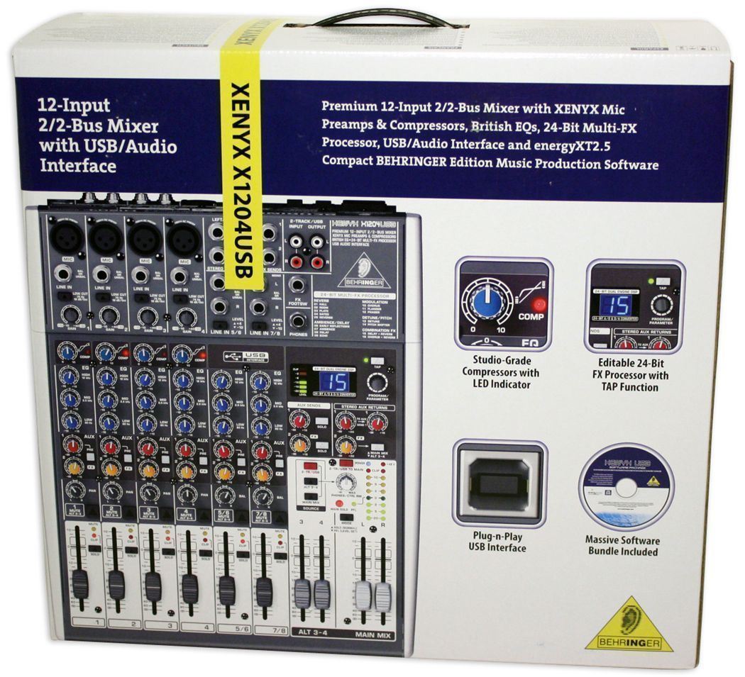 SETI® Systems blog: Behringer X1204USB Mixer Review