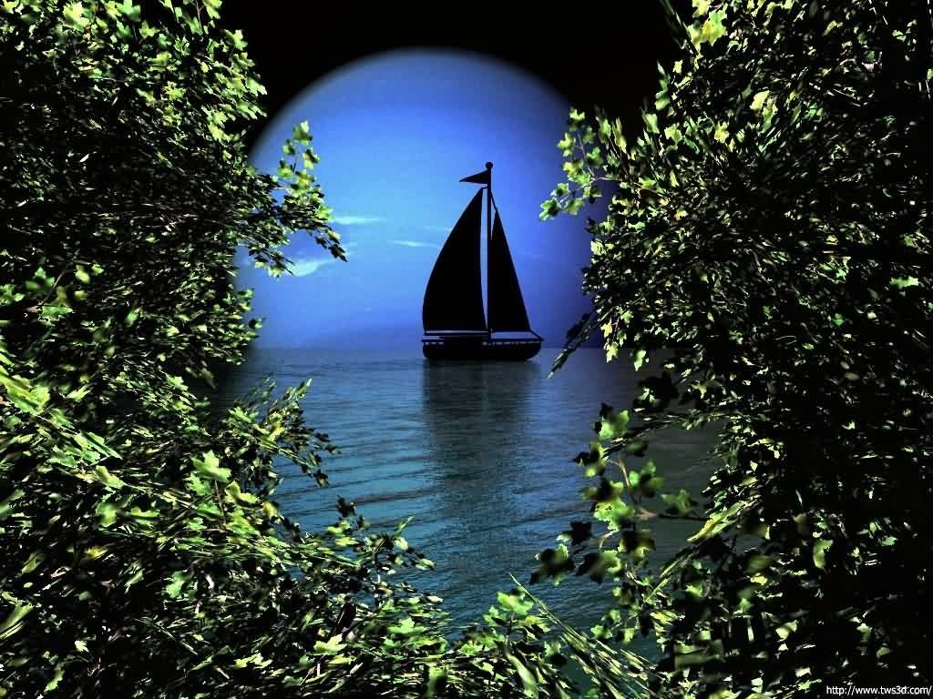 Спокойной ночи природа картинки гифки