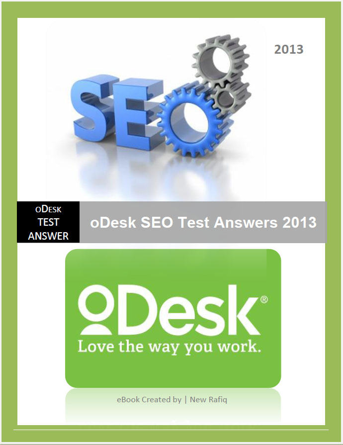ODesk SEO Test Answers 2013 PDF EBook Doc Bangla Pdf Tutorial Ebook Download
