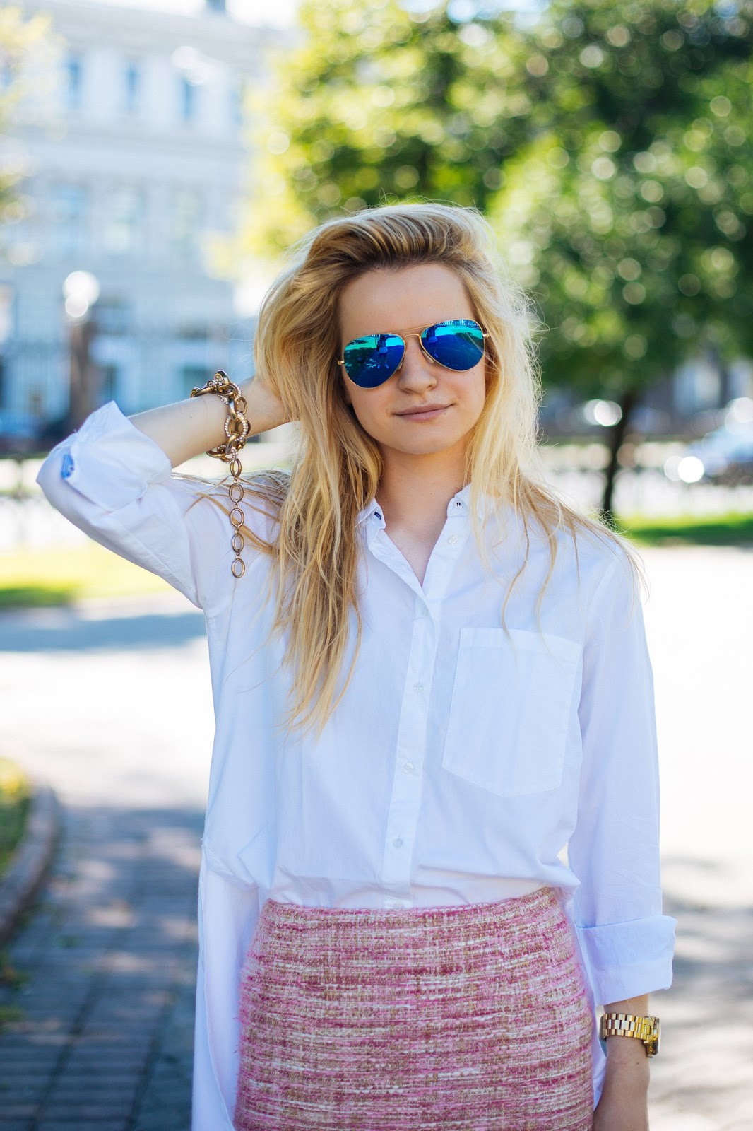 поляризованные очки, фэшн блоггеры россии, уличная мода 2015 фото