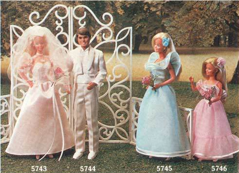 wedding barbie 1980s