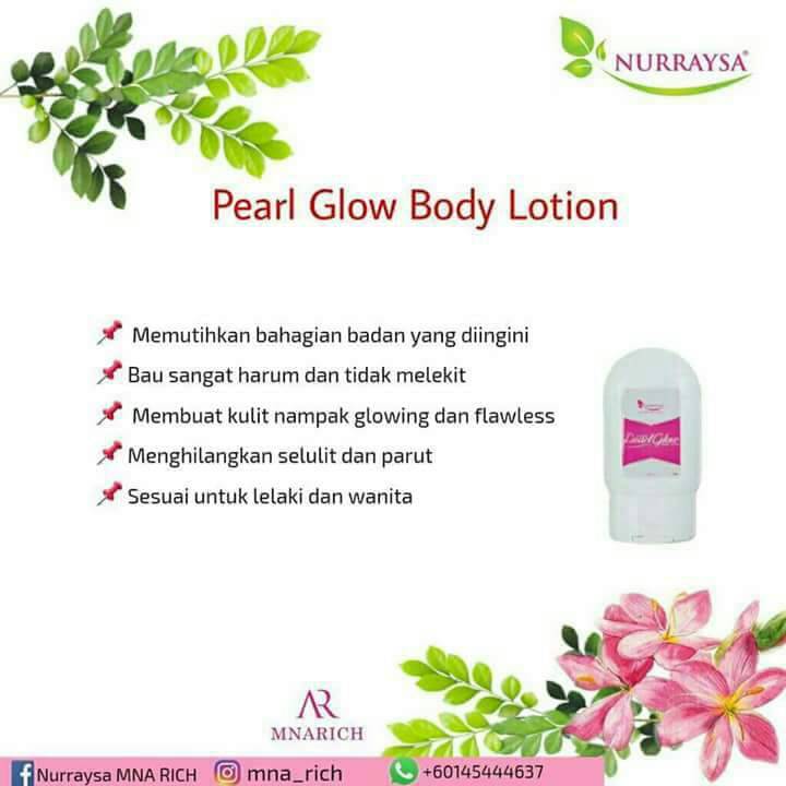 Nurraysa Instant Pearl Glow Body Lotion Review Lovely Sunshine