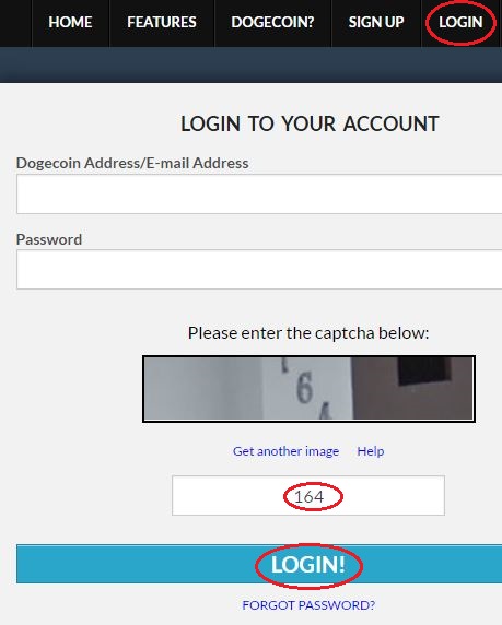 Đăng nhập freedogecoin