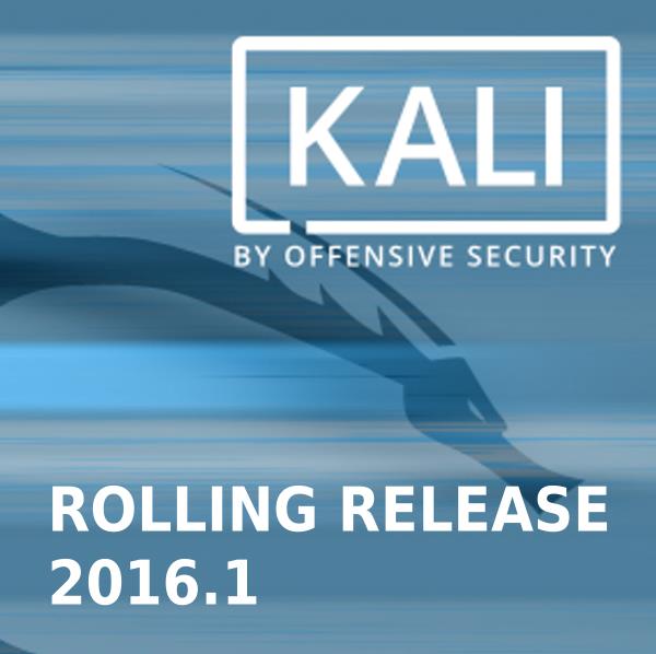 Rolling release. Kali by Offensive Security.