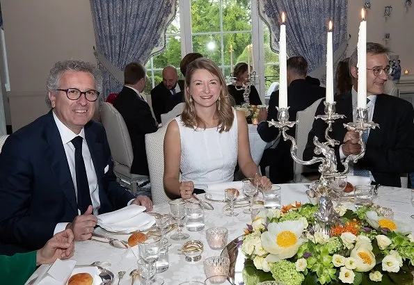 Grand Duke Henri, Grand Duchess Maria Teresa, Hereditary Grand Duke Guillaume and Hereditary Grand Duchess Stéphanie. Princess Stephanie