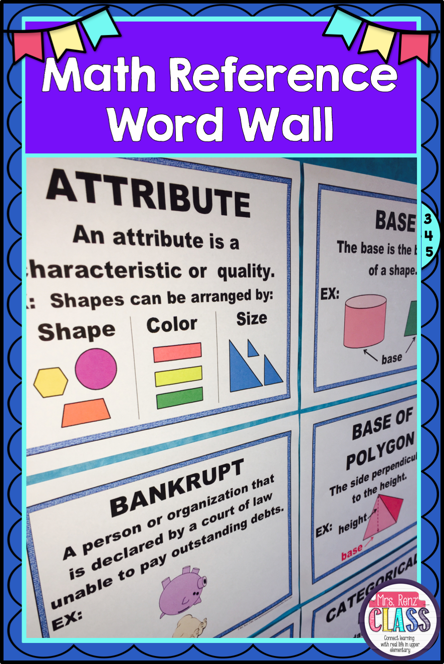 Mrs. Renz' Class Why We Have to Teach Math Vocabulary