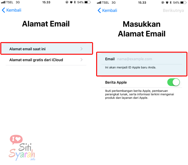 Apakah iCloud bisa menggunakan gmail