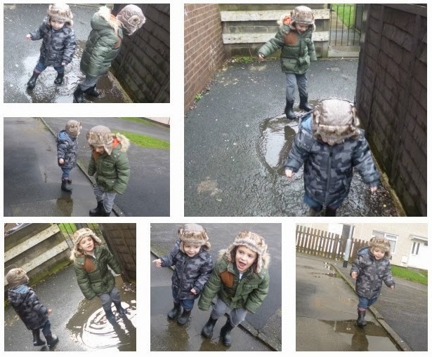 Yorkshire Blog, Mummy Blogging, Parent Blog, puddles, jumping, wet, rain, weather, play, Outdoor Play, #CountryKids, 