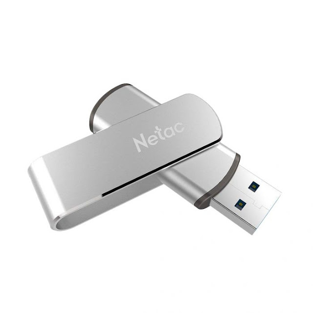 $19.99 / €17.16 Shipped for Netac U388 Metallic 360 Degree Rotation 128GB USB 3.0 Flash Drive