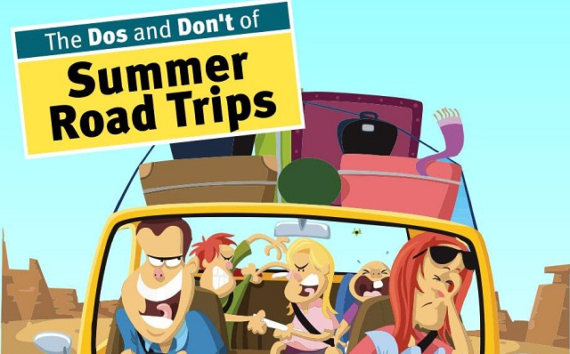 Image: The Dos and Don't of Summer Road Trips #infographic