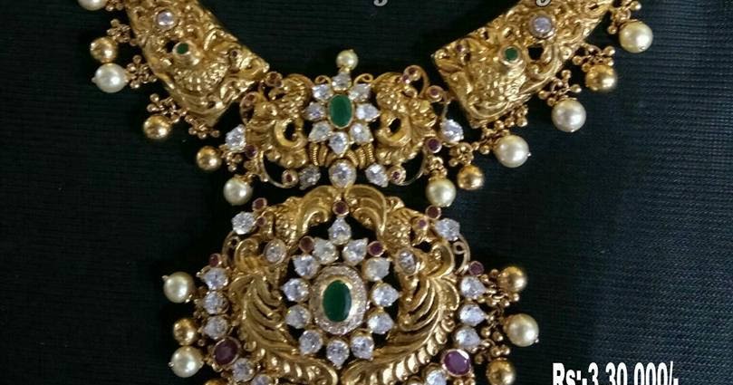 Floral Nakshi Hasil 90 Grams - Jewellery Designs