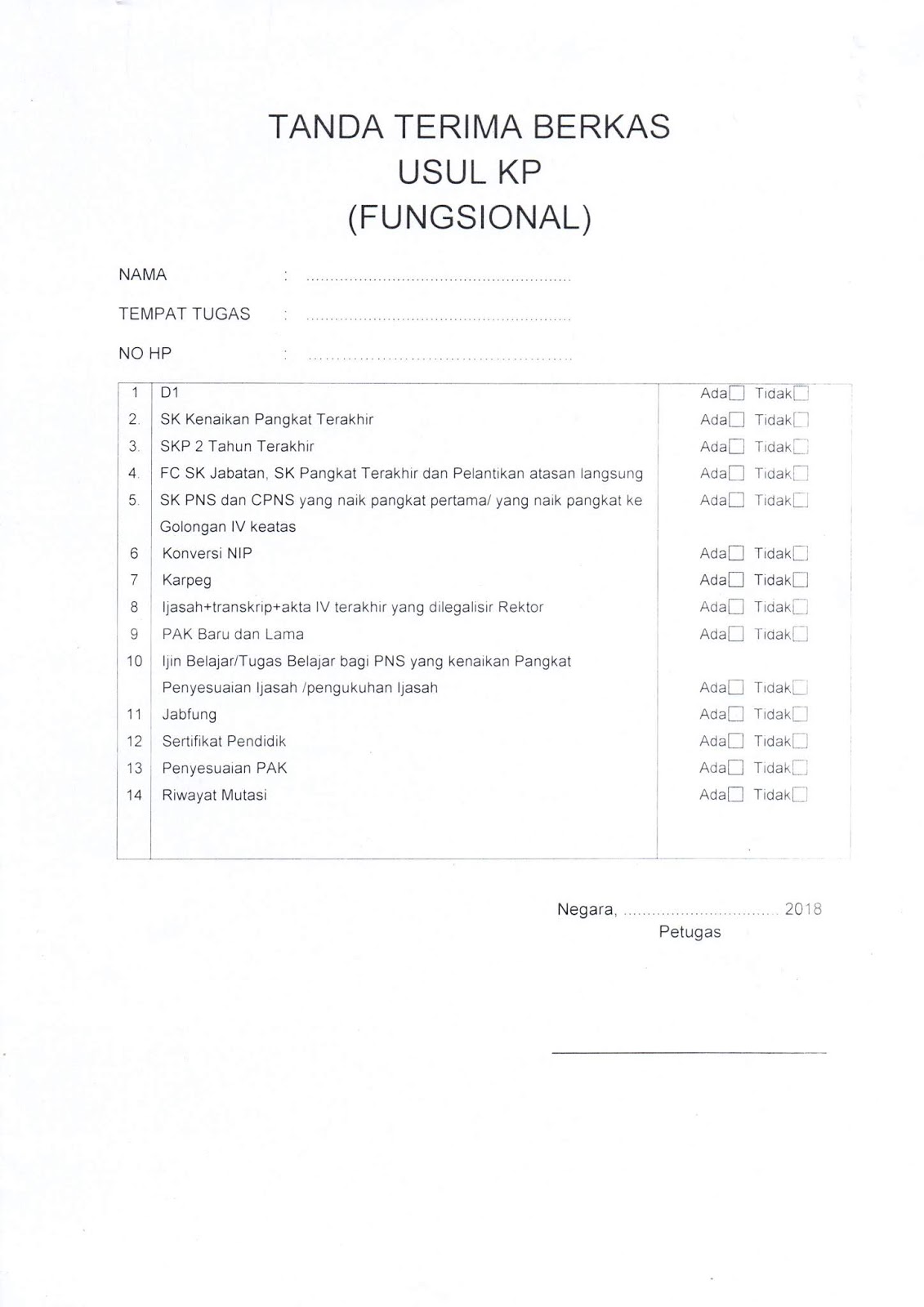 Contoh Makalah Kenaikan Pangkat Guru Ipa Smp