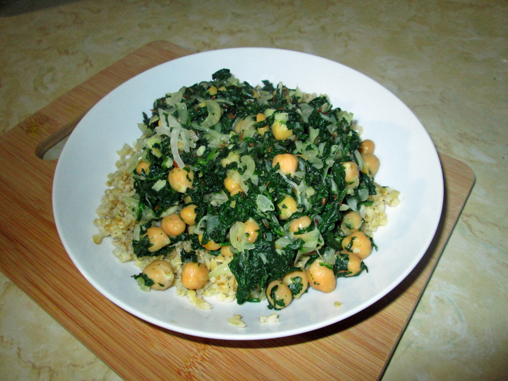Rustic Fare Arabian spinach