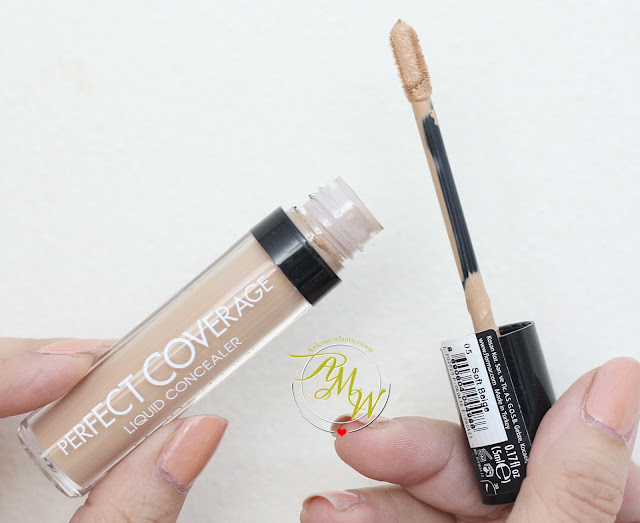 a photo of Flormar Perfect Coverage Liquid Concealer Review in Soft Beige