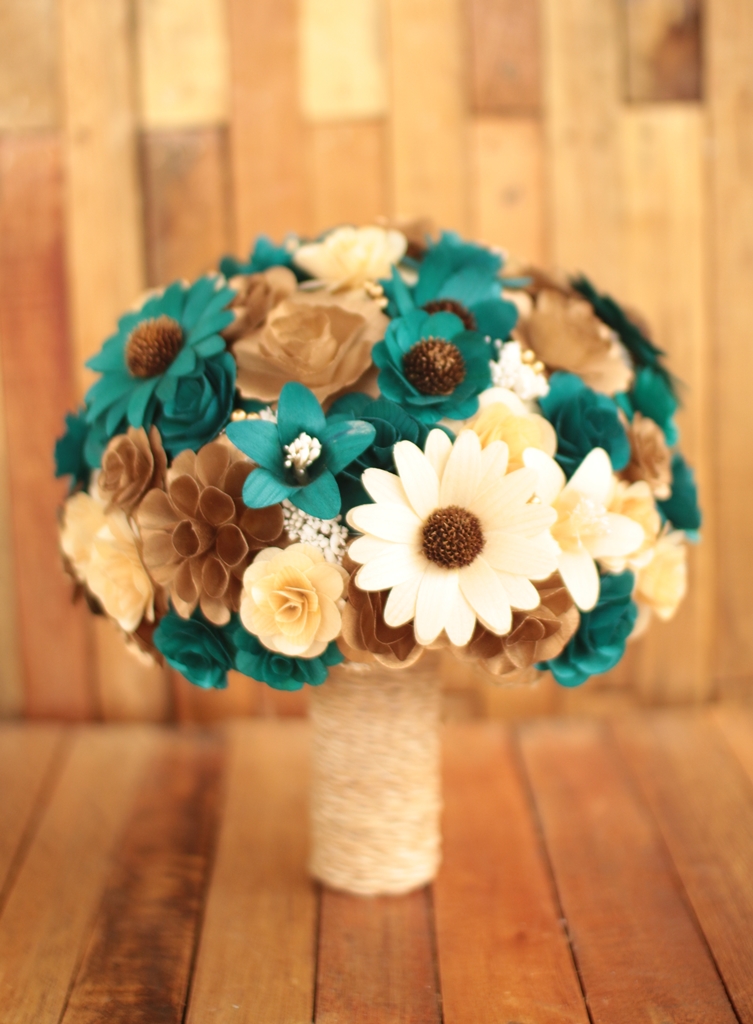 Reduce. Reuse. Recycle. Replenish. Restore. Copper Teal Wedding