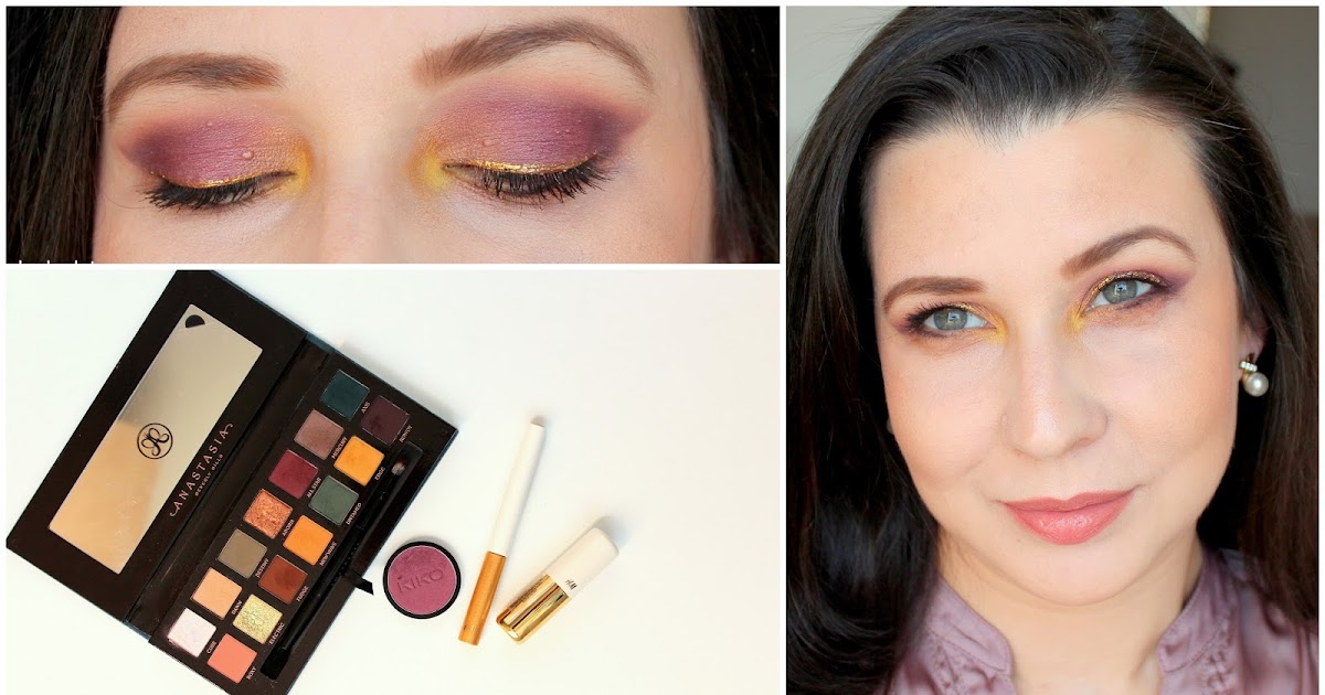 Makeup │Chic Look in Marsala with a Touch of Yellow Edginess [Monday ...