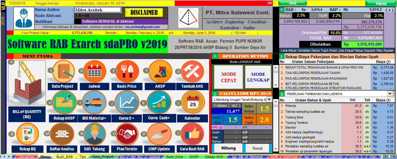 software menghitung rab free software menghitung rab free