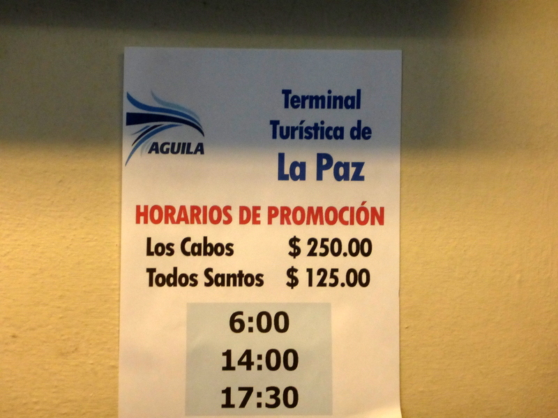 LA PAZ (BCS) INFORMACION UTIL PARA VIAJEROS.