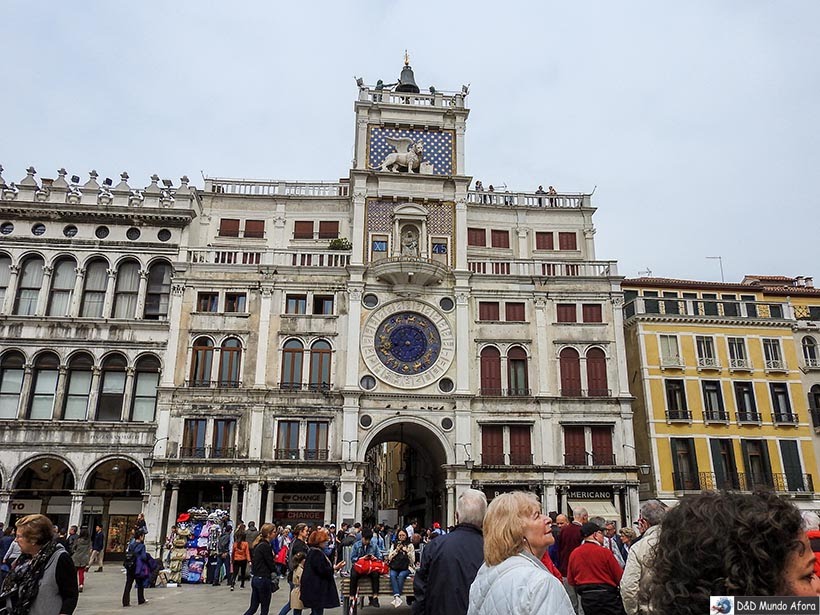 Torre do Relógio de São Marcos - O que fazer em Veneza Torre do Relógio de São Marcos - O que fazer em Veneza