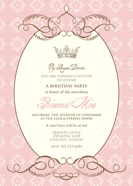 By Royal Decree Birthday Invitation