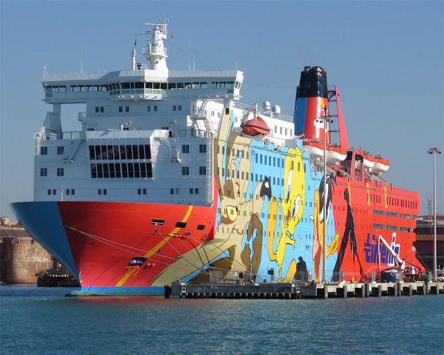 Ferry Moby Dada, IMO 7911533, port of Livorno