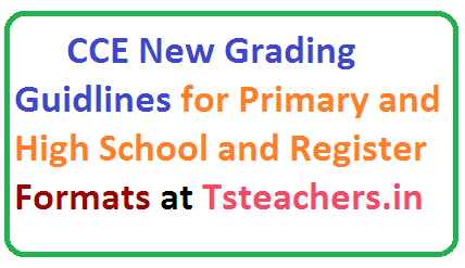 CCE New Grading System Formating Assesment FA Summative Assesment SA Guidlines and Formats for Primary Schools and High Schools in Telangana SSA
