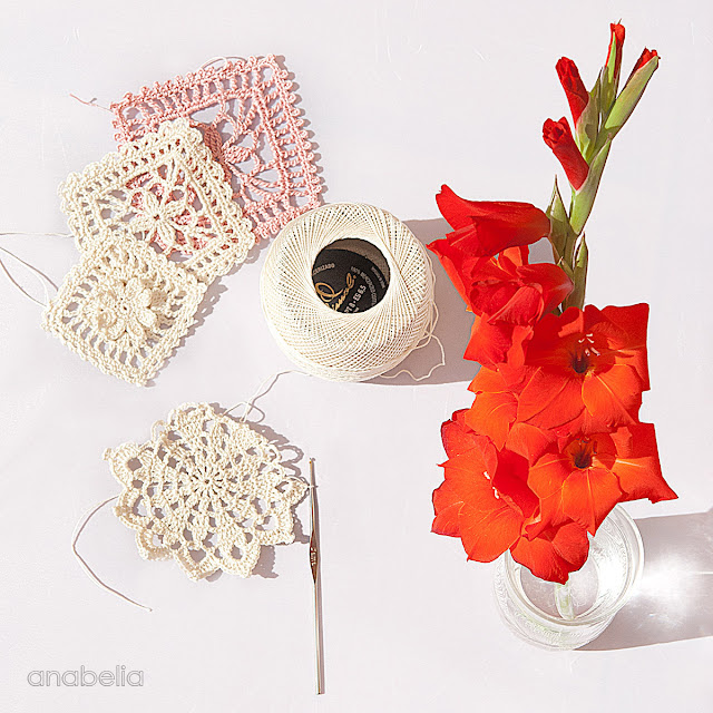 New crochet lace motifs by Anabelia Craft Design