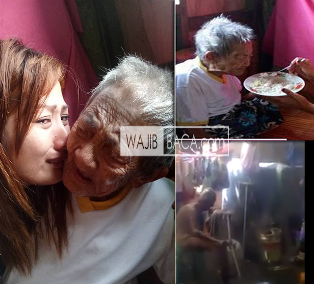 Wanita ini Benar-Benar Menyayangi Neneknya Hingga Bikin Netizen Terenyuh, Namun Satu Lagi...