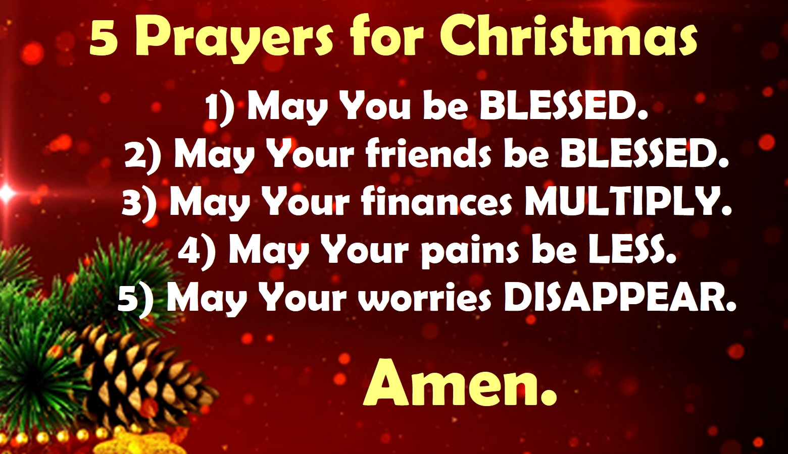 5 Prayers for Christmas!