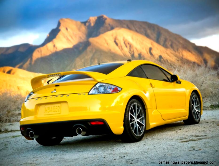 mitsubishi eclipse gt yellow