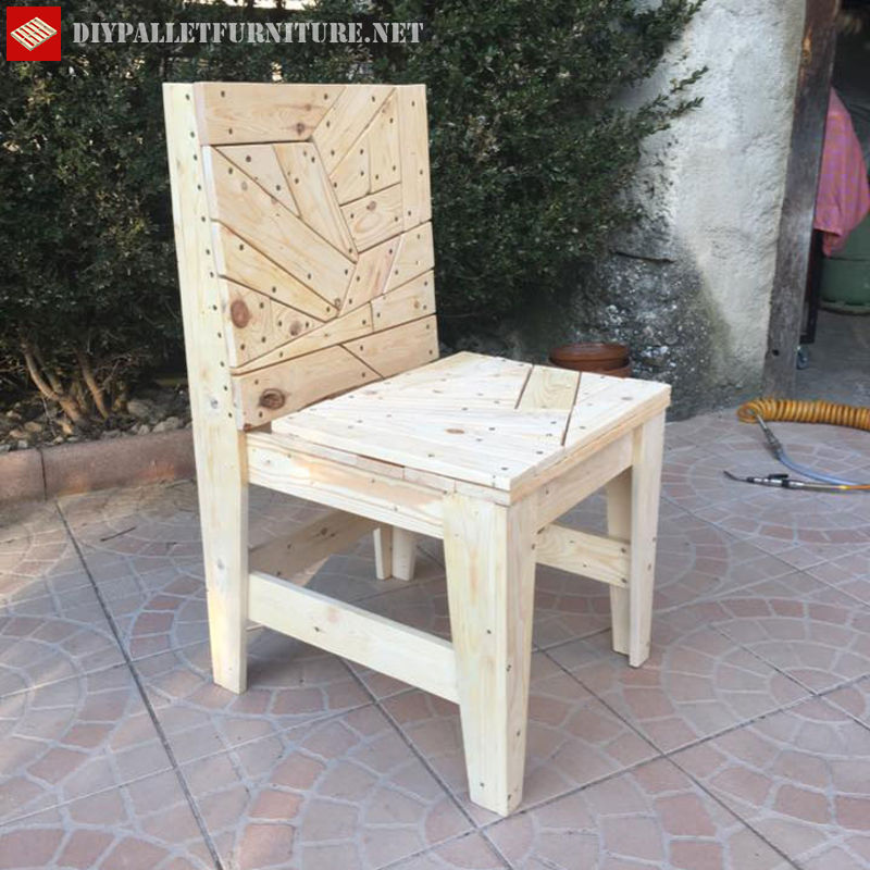 Mueblesdepalets.net: Silla hecha con retales de tablas de palets