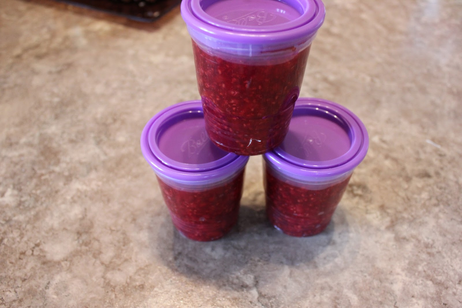 Sisters Luv 2 Cook Super Easy Raspberry Freezer Jam