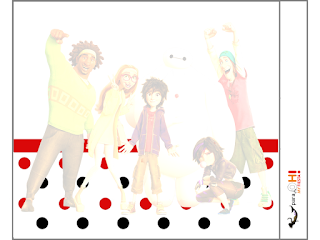 Big Hero 6: Etiquetas Candy Bar para Imprimir Gratis. Etiquetas de Big Hero 6 para imprimir gratis.