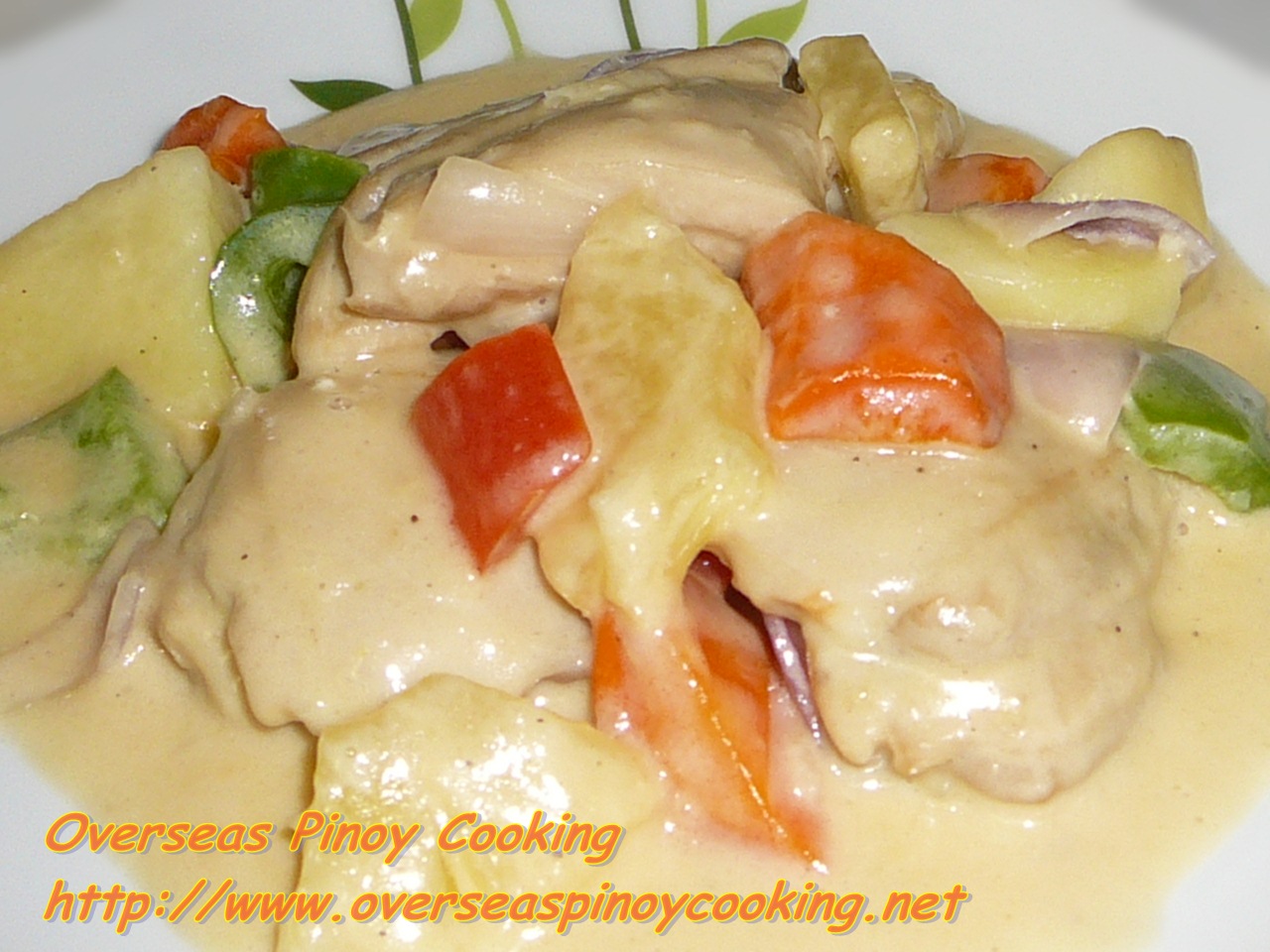 Cheesy Pineapple Chicken, Pininyahang Manok with Cheese