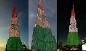 70वां गणतंत्र दिवस: 7 अबू धाबी इमारतें भारतीय तिरंगे में रंगी गईं!
