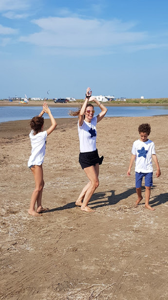 Camiseta estrella vaquera handmade